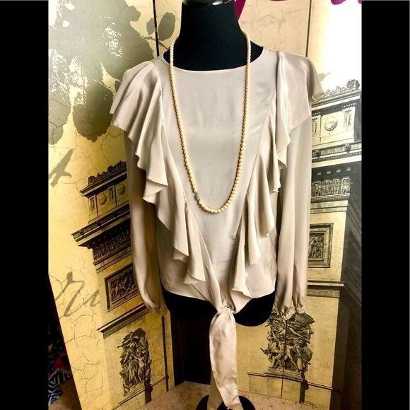 Beautiful 100% silk blouse by Nicole Miller - Picture 1 of 3